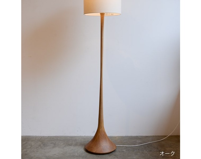 グリニッチ(greeniche) Floor Lamp oak (ecru)の写真