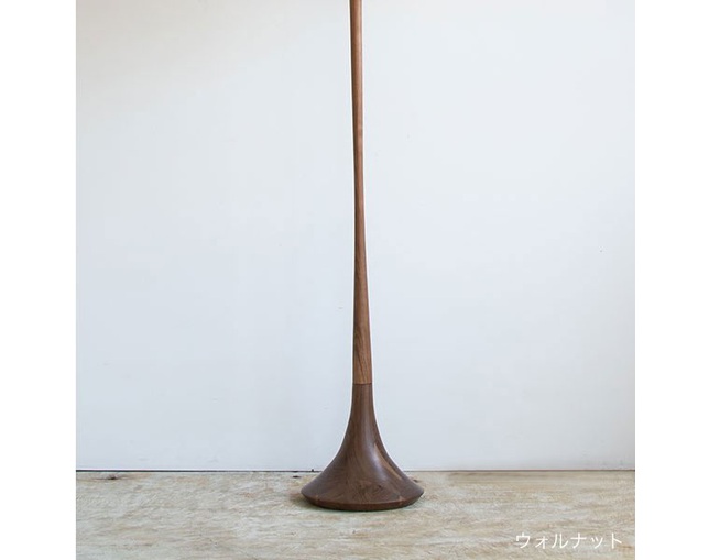 グリニッチ(greeniche) Floor Lamp walnut (ecru)の写真