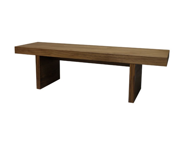 ISSEIKI(イッセイキ) PILE LIVING TABLE 130 (WALNUT)の写真