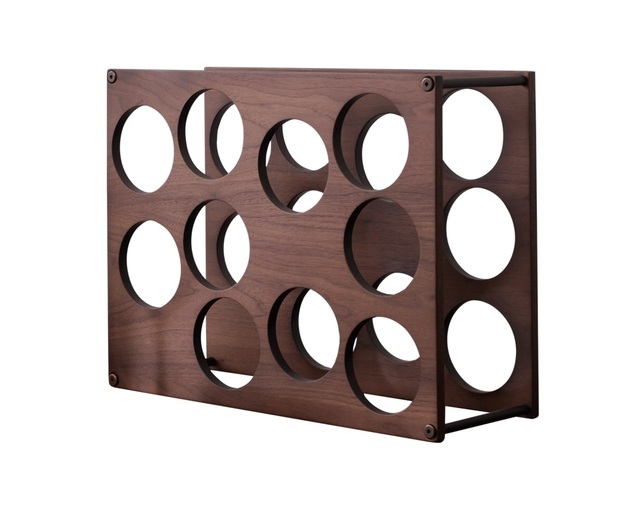 ISSEIKI(イッセイキ) MADISON WINE RACK WALNUT 10の写真
