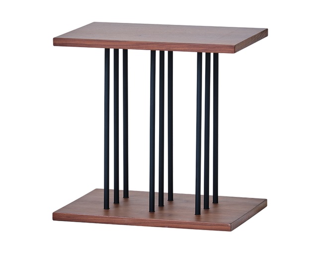 ISSEIKI(イッセイキ) STRIPE SIDE TABLE (WN-MBR-BK)の写真