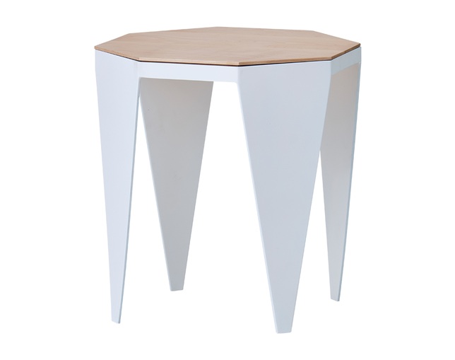 ISSEIKI(イッセイキ) OCT SIDE TABLE (MP-NA-WH)の写真