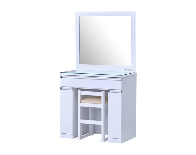 ISSEIKI(イッセイキ) BASIC PLUS-6 DRESSER 72 (MF-WH) + CHAIRの写真