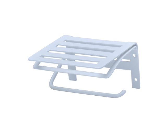 ISSEIKI(イッセイキ) DECORA-2 TOILET PAPER HOLDER S (IRON-WH)の写真