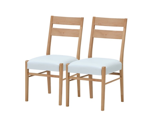 ISSEIKI(イッセイキ) 【SET】ERIS PLUS-4 DINING CHAIR 2脚SET (AL-NA-WH)(GR-BR-BE)の写真