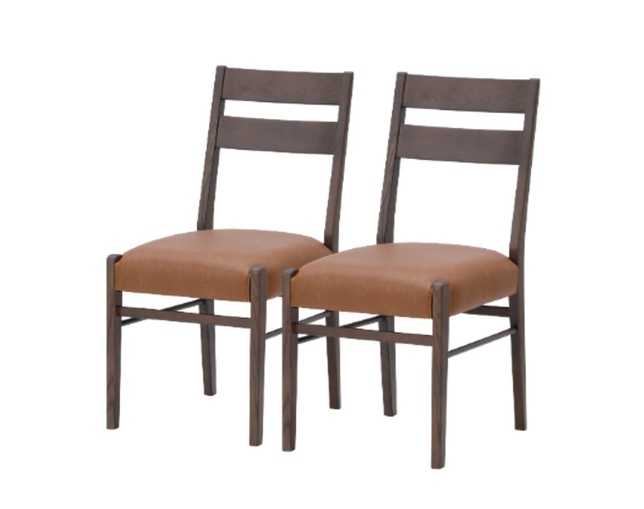 ISSEIKI(イッセイキ) 【SET】ERIS PLUS-4 DINING CHAIR 2脚SET (AH-MBR-LBR)(GR-BR-BE)の写真