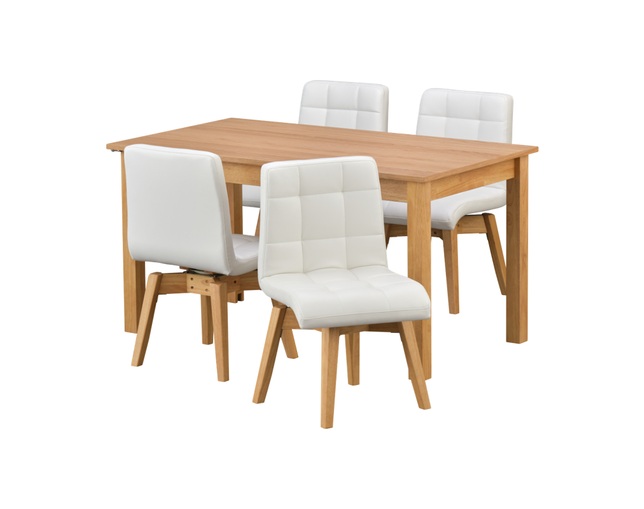 ISSEIKI(イッセイキ) 【SET】VOLAN DINING 5SET (DT135-180＋DC×4)(LBR)の写真