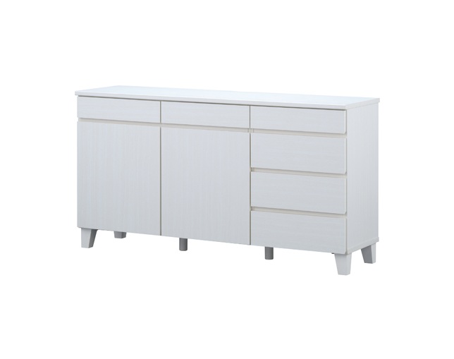 ISSEIKI(イッセイキ) RYON SIDE BOARD 140 (MF-WH)の写真