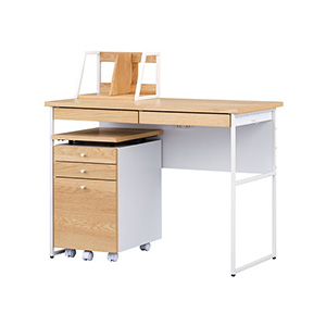 FERRO DESK 100 (WO-V-NBR-BK)(フェロー デスク 100 (ナチュラル