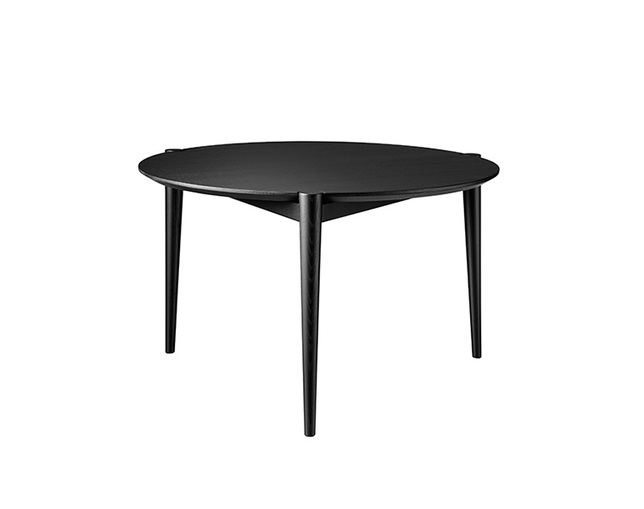 FDB MOBLER(エフディービー・モブラー) D102 Table (φ700) Blackの写真