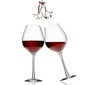Orrefors レッドワイングラスの写真
