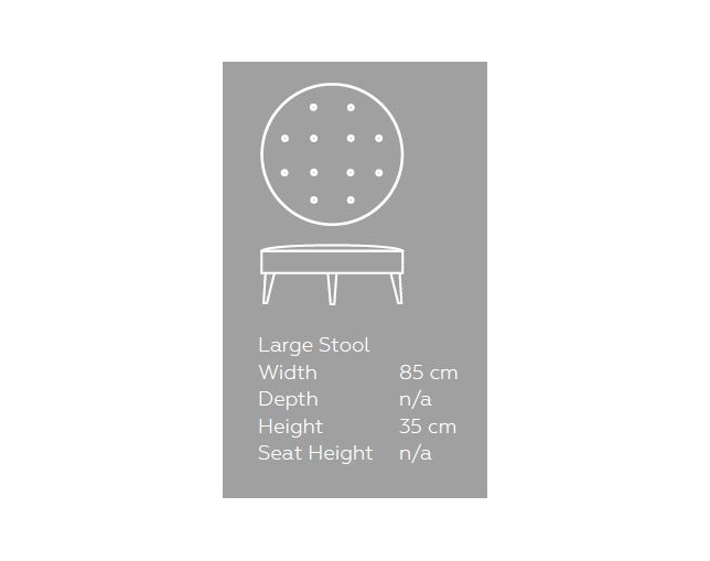 デザイナーズギルド(DESIGNERS GUILD) BUTTON Large Stoolの写真