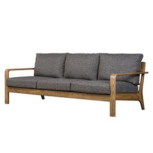 A TEMPO SOFA 3P (BE) (WALNUT)(アテンポ ソファ 3P (ベージュ)(ウォルナット))[タブルーム]