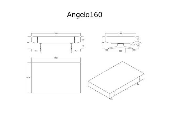 ソングドリーム(songdream) Angelo(アンジェロ)ソファ 160の写真