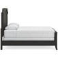 Ashley Furniture HomeStore Welltern Panel Bed Frame With Wood Foundation(B971B4,8)の写真
