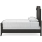 Ashley Furniture HomeStore Welltern Panel Bed Frame With Wood Foundation(B971B4,8)の写真