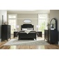 Ashley Furniture HomeStore Welltern Panel Bed Frame With Wood Foundation(B971B4,8)の写真