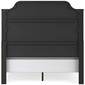 Ashley Furniture HomeStore Welltern Panel Bed Frame With Wood Foundation(B971B4,8)の写真