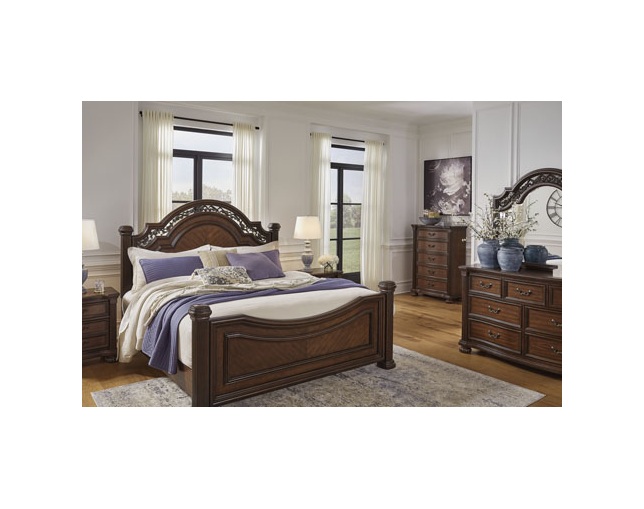 Ashley Furniture HomeStore(アシュレイ ファニチャー ホームストア) Lavinton Bed Frame With Wood Foundation(B764B5)の写真