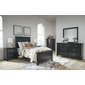 Ashley Furniture HomeStore Lanolee Bed Frame With Wood Foundation(B687B2,4)の写真