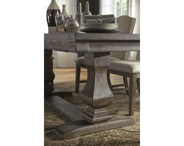 Ashley Furniture HomeStore(アシュレイ ファニチャー ホームストア) Johnelle Extension Dining Table(D776-55B/T)の写真