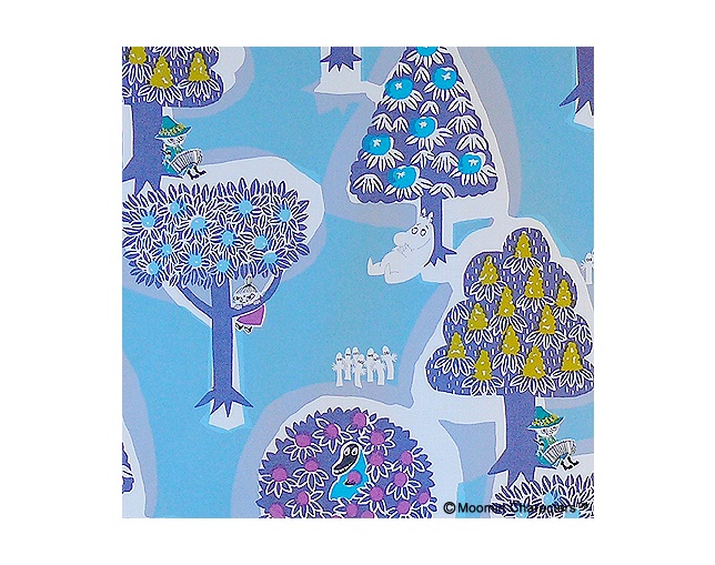 MOOMIN TRIBUTE WORKS(ムーミントリビュートワークス) ピローケース　森のいろいろの写真