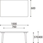 BRIDGE COFFEE TABLE ?100の写真