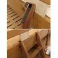 Rustic 二段ベッド用木製ラダーの写真