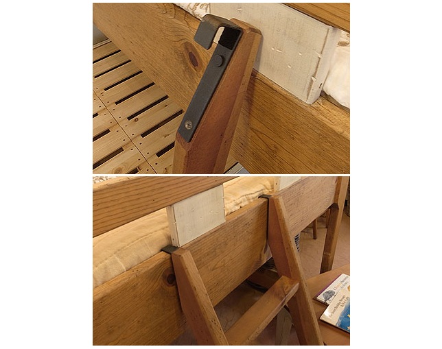 ラスティック(Rustic) 二段ベッド用木製ラダーの写真