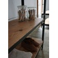 Rustic アイアンブックシェルフLの写真
