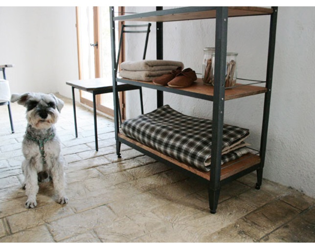 ラスティック(Rustic) アイアンブックシェルフLのメイン写真