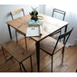 Rustic アイアンバックチェアの写真