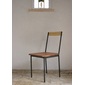 Rustic アイアンバックチェアの写真
