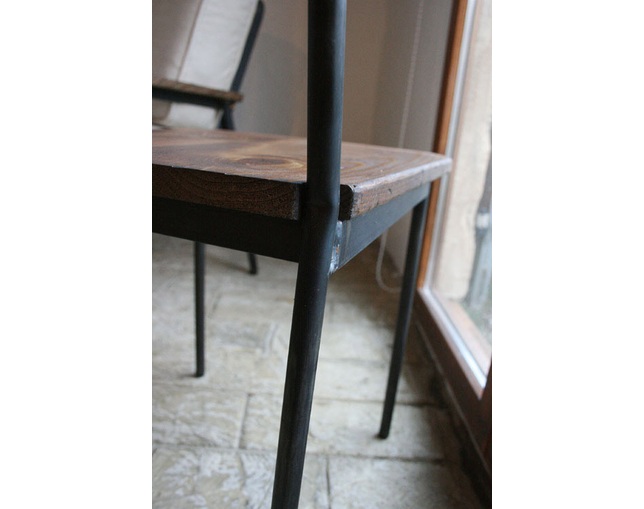 ラスティック(Rustic) アイアンバックチェアの写真
