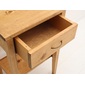 Rustic 木製スモールサイドテーブルの写真