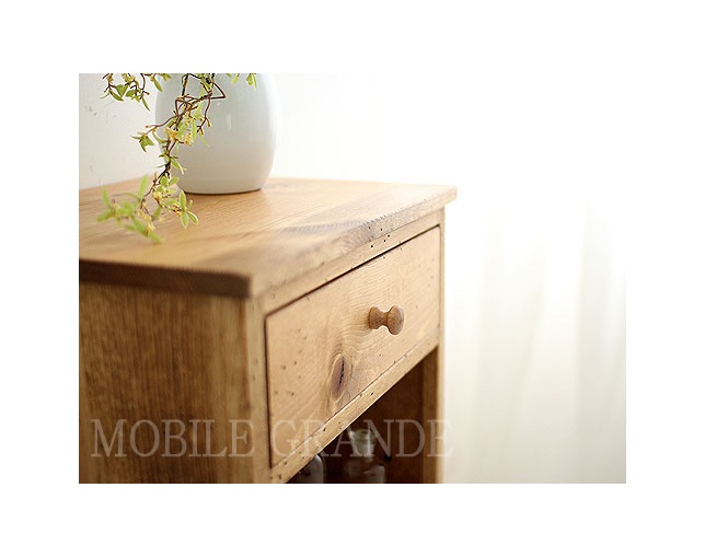 ラスティック(Rustic) 木製シンプルシェルフの写真