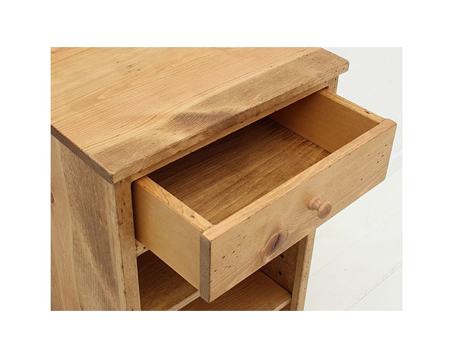 ラスティック(Rustic) 木製シンプルシェルフの写真