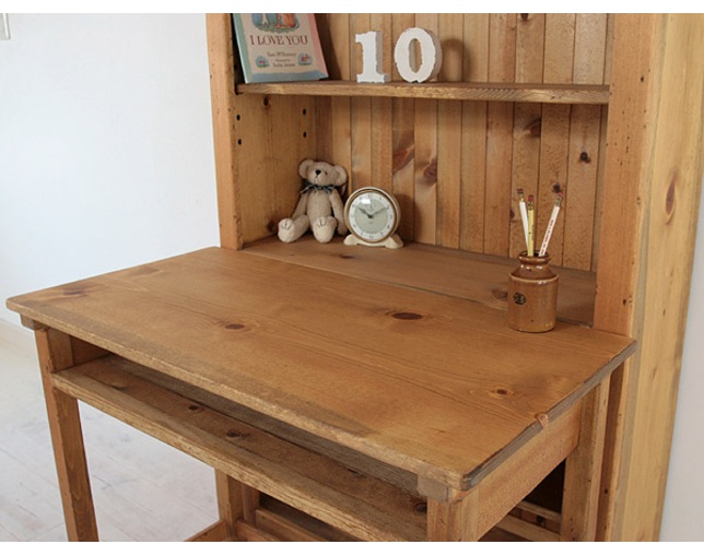 ラスティック(Rustic) シェルフデスクAセットの写真