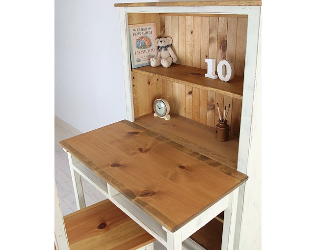 ラスティック(Rustic) シェルフデスクBセットの写真