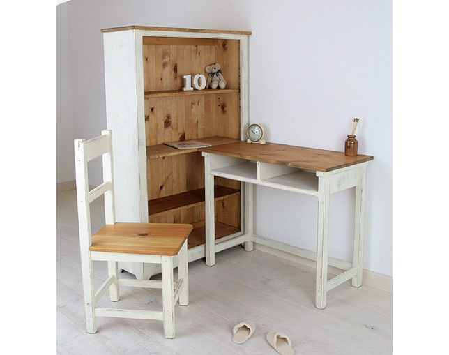 ラスティック(Rustic) シェルフデスクBセットの写真