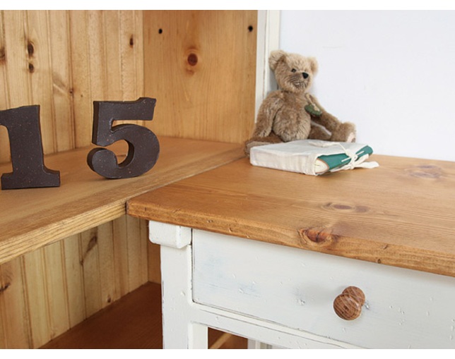 ラスティック(Rustic) シェルフデスクC単品の写真