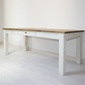 Rustic 国産オーダー家具 ラスティックパイン スクエアレッグテーブル ～1500×～800の写真