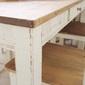 Rustic 国産オーダー家具 ラスティックパイン スクエアレッグテーブル ～1800×～900の写真