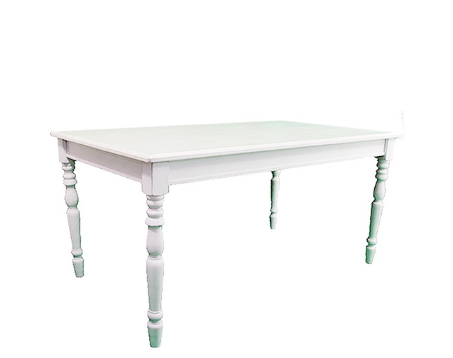 ラスティック(Rustic) 国産オーダー家具　RUSTICシリーズ　ターンドレッグ　TLO TABLE　カラー塗装　～1500×～800の写真