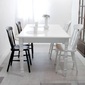Rustic 国産オーダー家具　RUSTICシリーズ　ターンドレッグ　TLO TABLE　カラー塗装　～1600×～900の写真