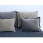 Mコレクション Mコレクション　クッション付きカバーリングソファ　FUTON SOFA グレー W1600の写真