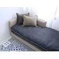Mコレクション Mコレクション　クッション付きカバーリングソファ　FUTON SOFA グレー コーナータイプ(向かって右側)の写真