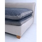Mコレクション Mコレクション　クッション付きカバーリングソファ　FUTON SOFA グレー コーナータイプ(向かって右側)の写真