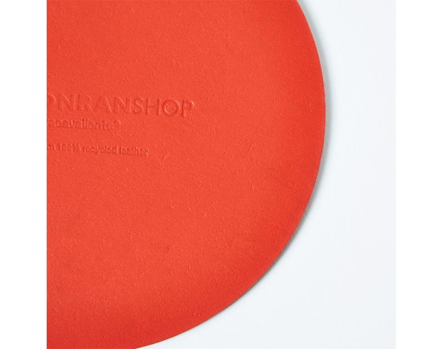 ザ・コンランショップ(THE CONRAN SHOP) RUCA ROUND SINGLE COASTER ORANGEの写真