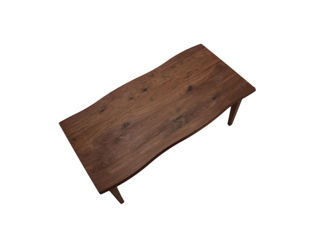 ザ・コンランショップ(THE CONRAN SHOP) BYO TABLE A LEG 180X90 LIVE EDGE WNT OIL  の写真